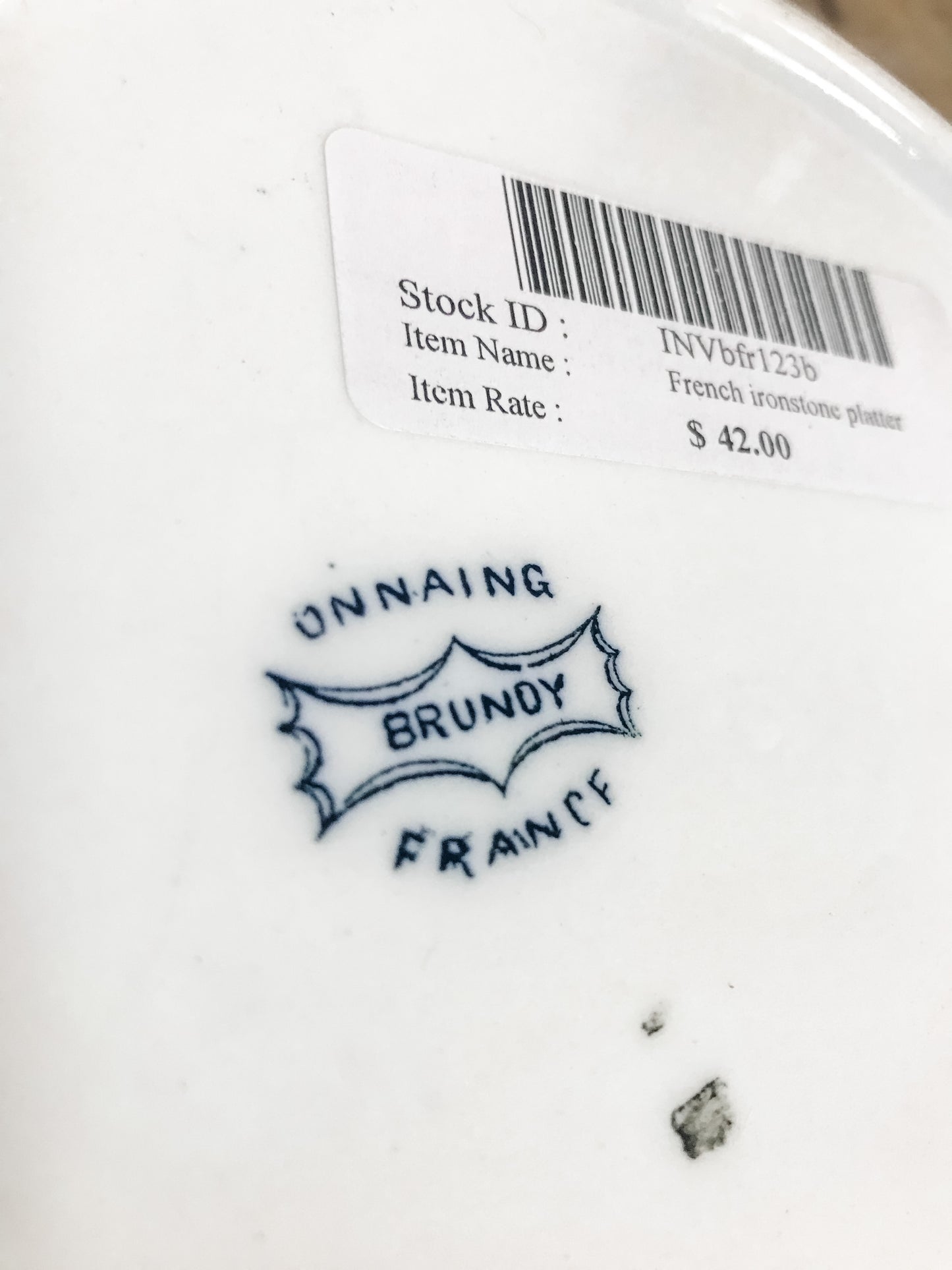 French Ironstone Platter image 4
