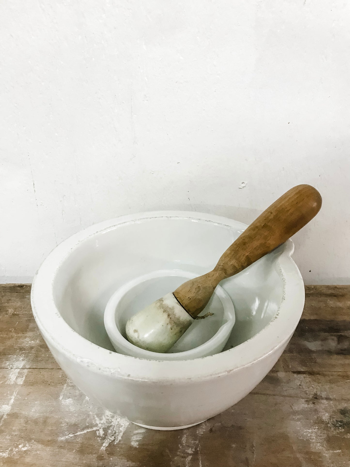 Three piece mortar and pestle image 1