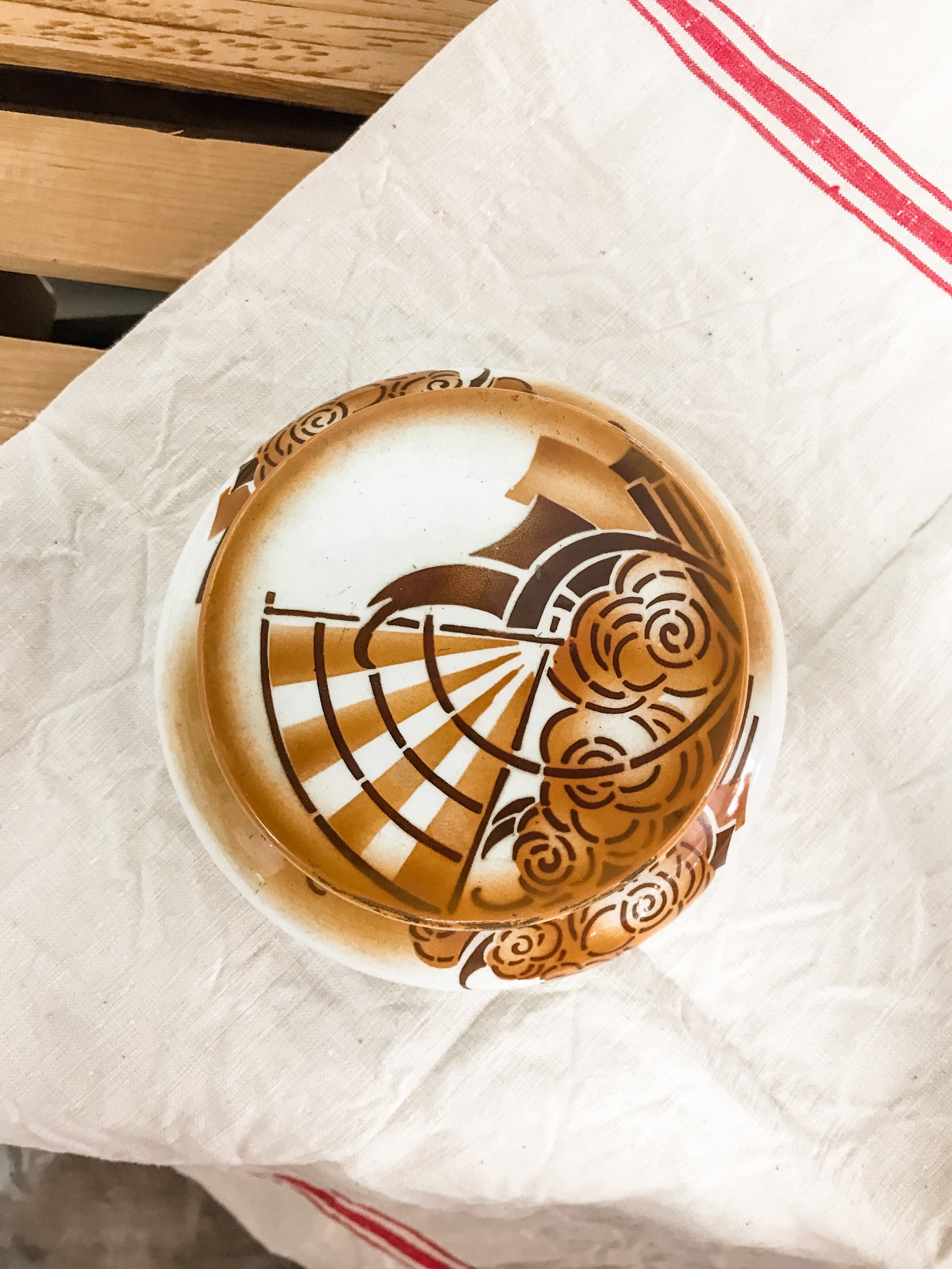 Art Deco French Ironstone Dish image 1