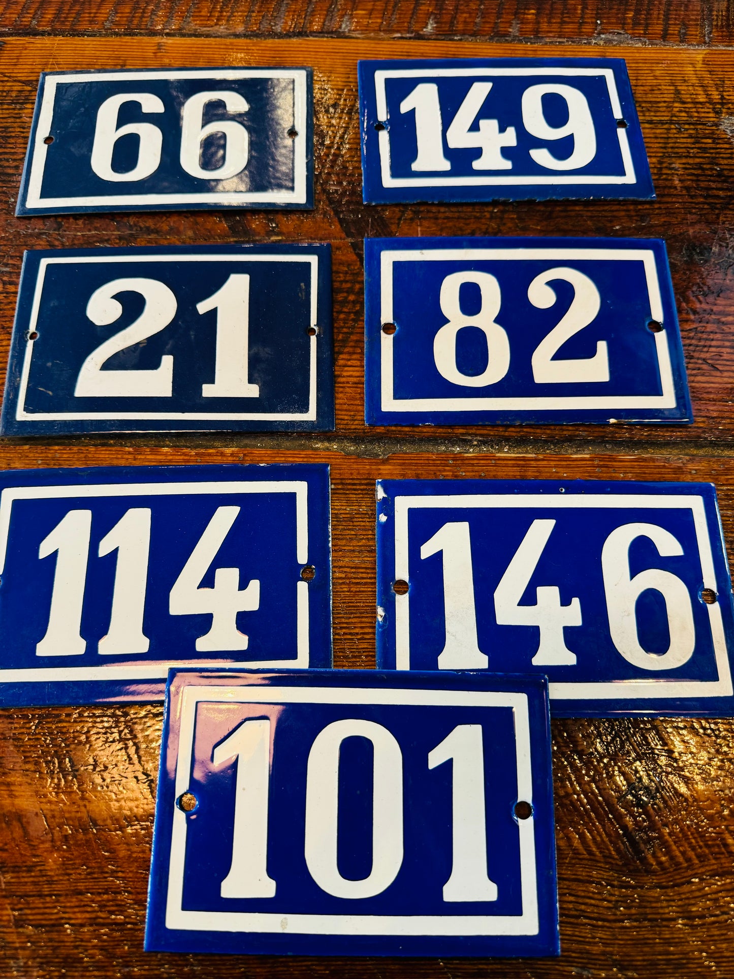 French Enamel House Number image 0