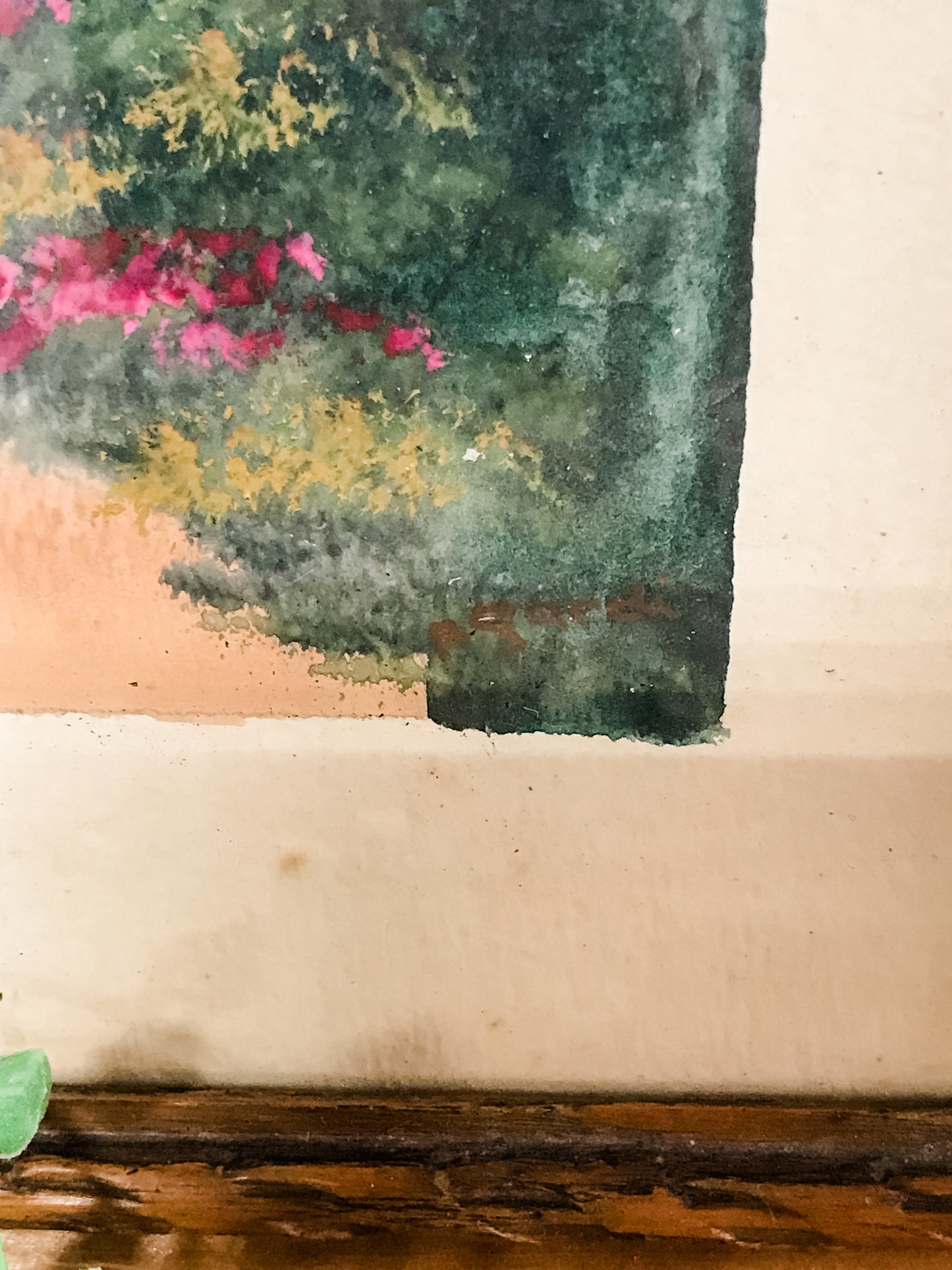 Vintage French watercolor image 3
