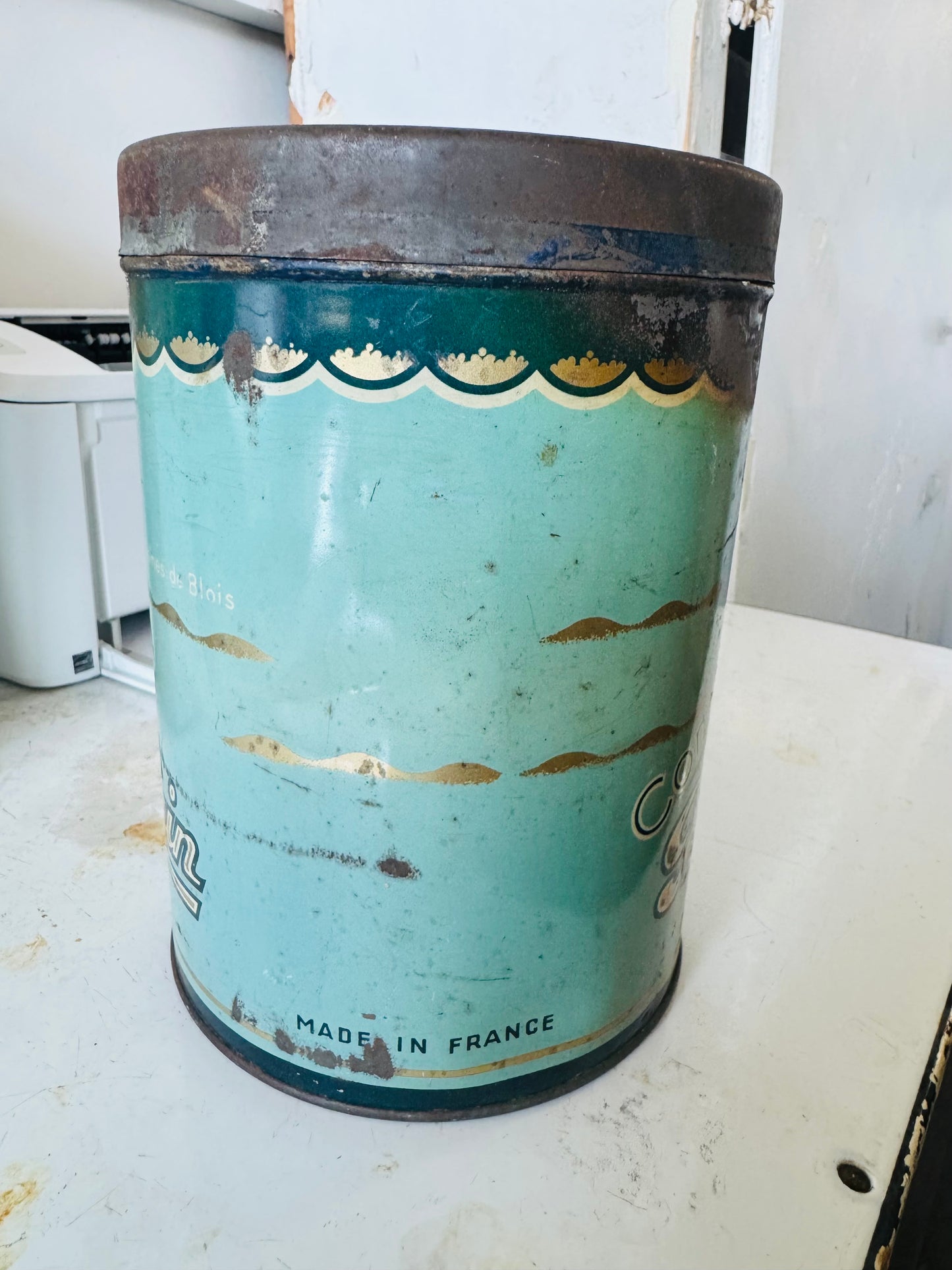 Large Vintage French “Confiserie Poulain” Tin