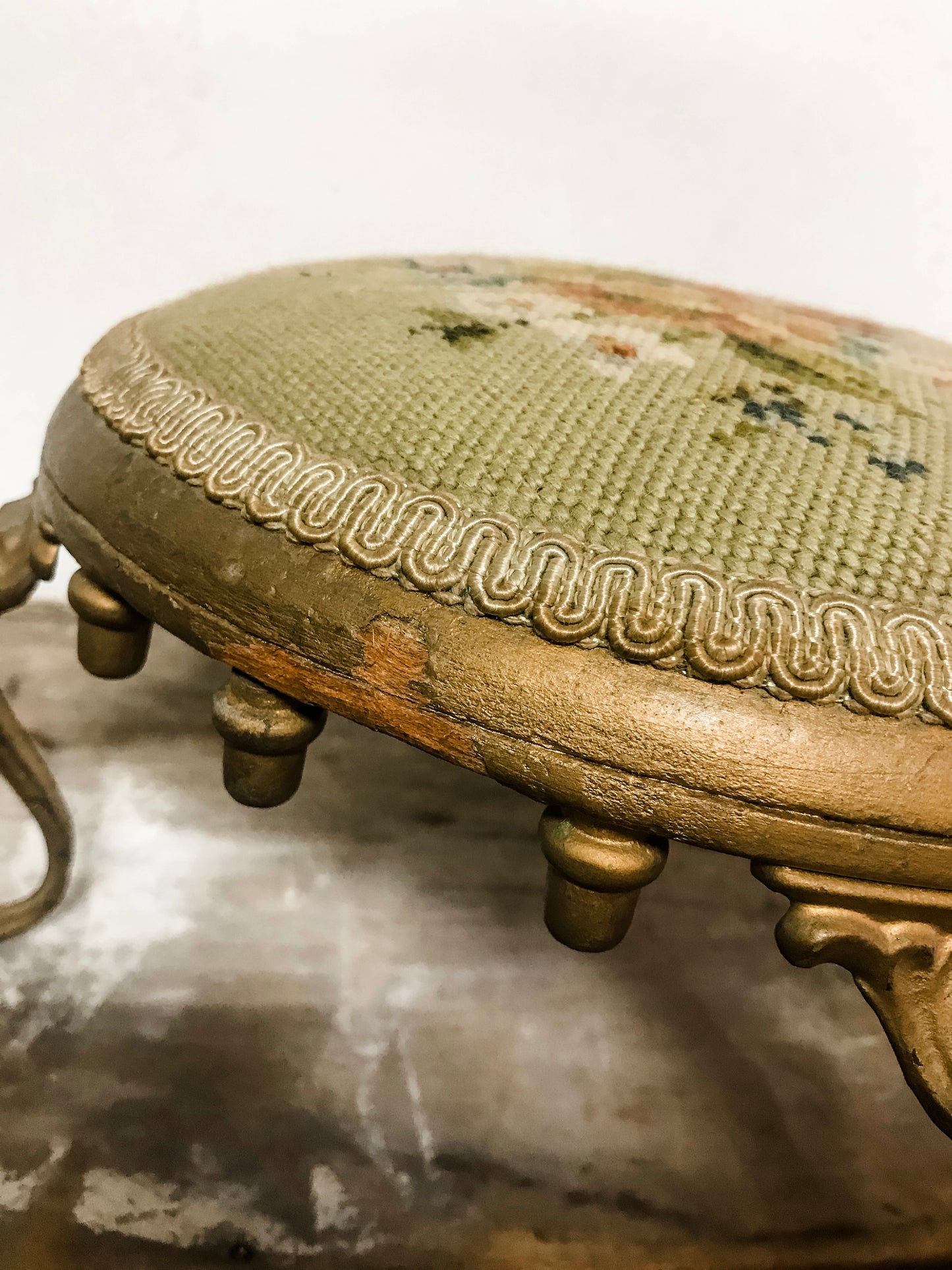 Victorian footstool image 2