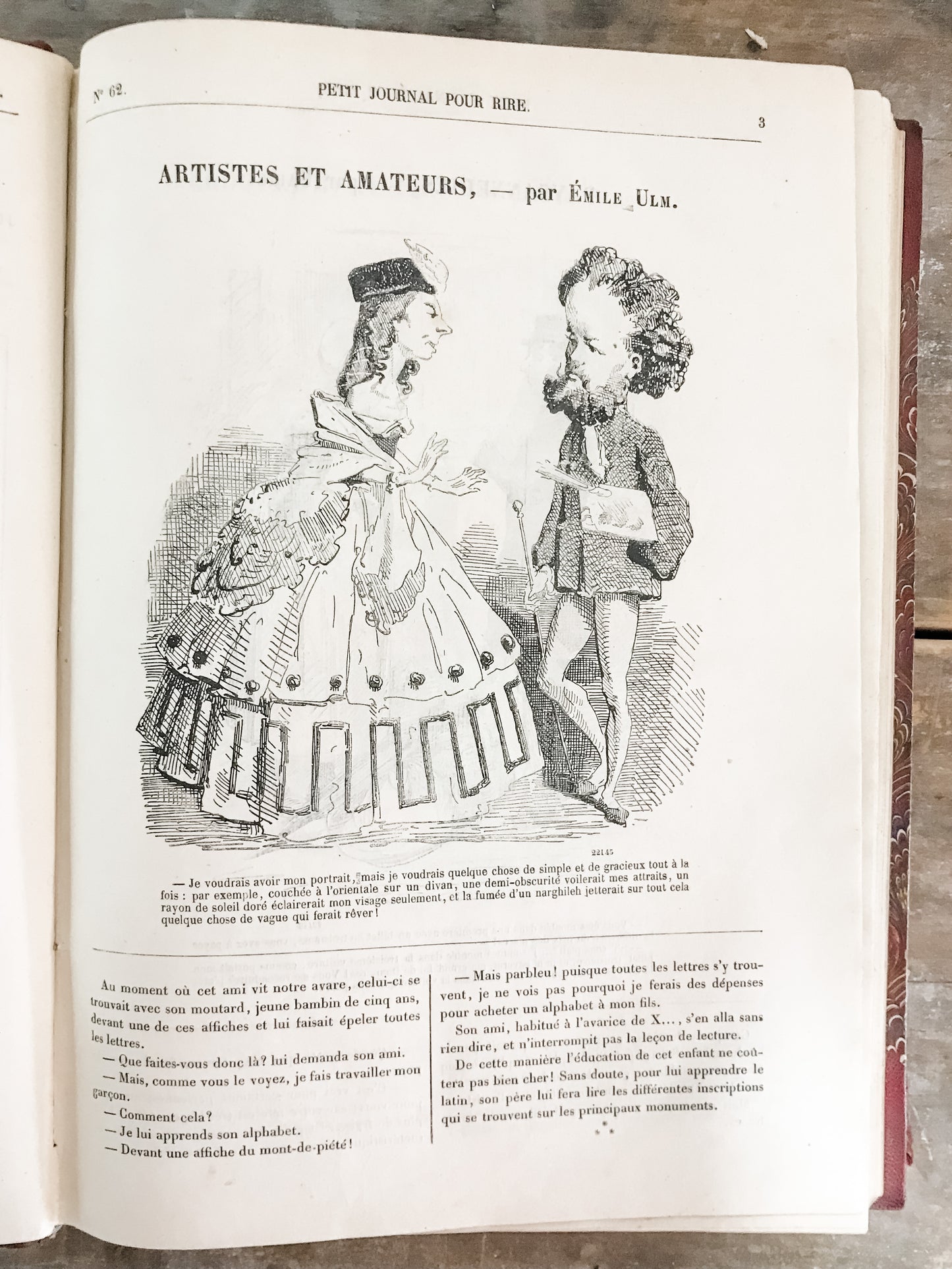 Antique French "Petit Journal" book image 2