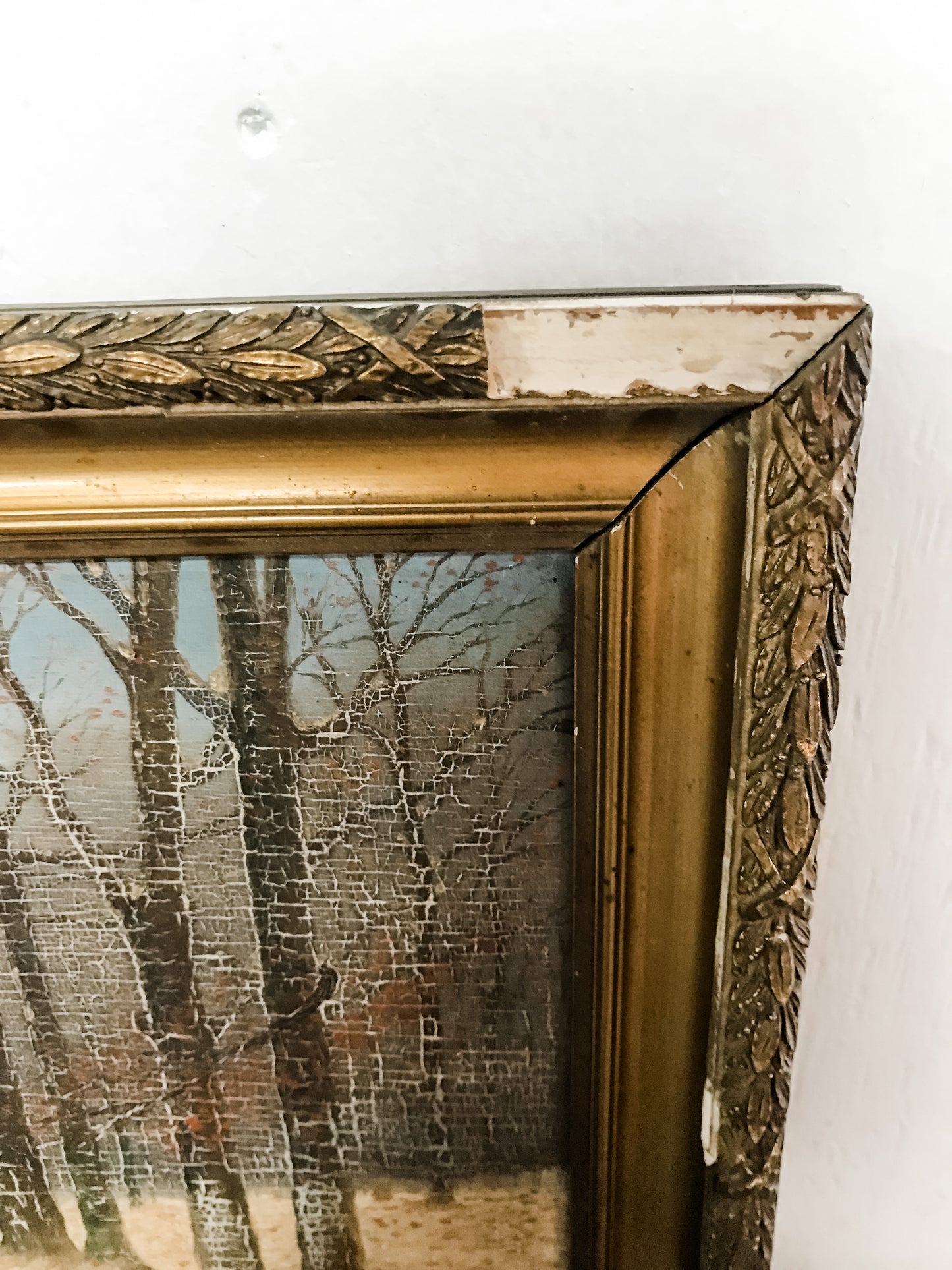 Old French oil painting image 5