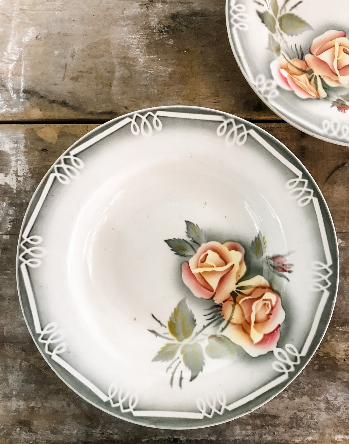 Set of 6 French china bowls image 1