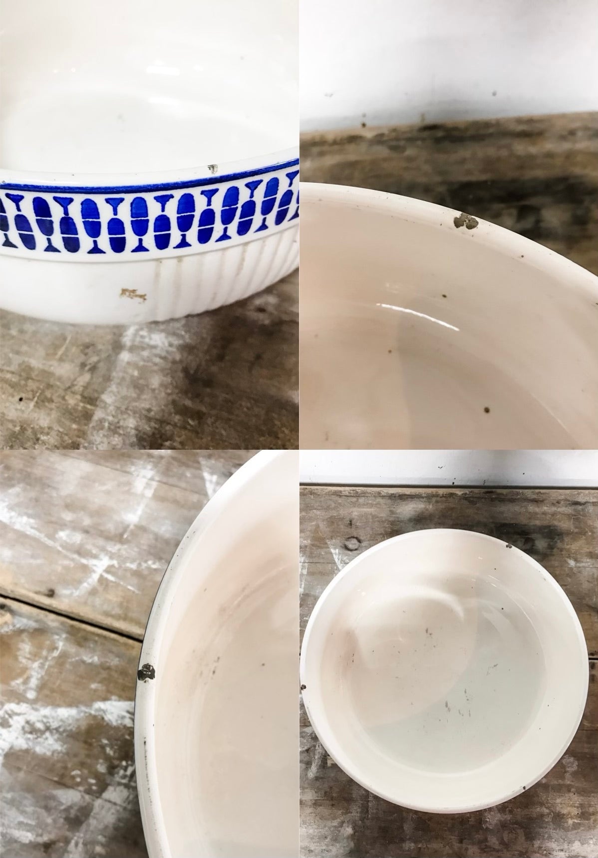 5 piece antique French porcelain vanity set image 9