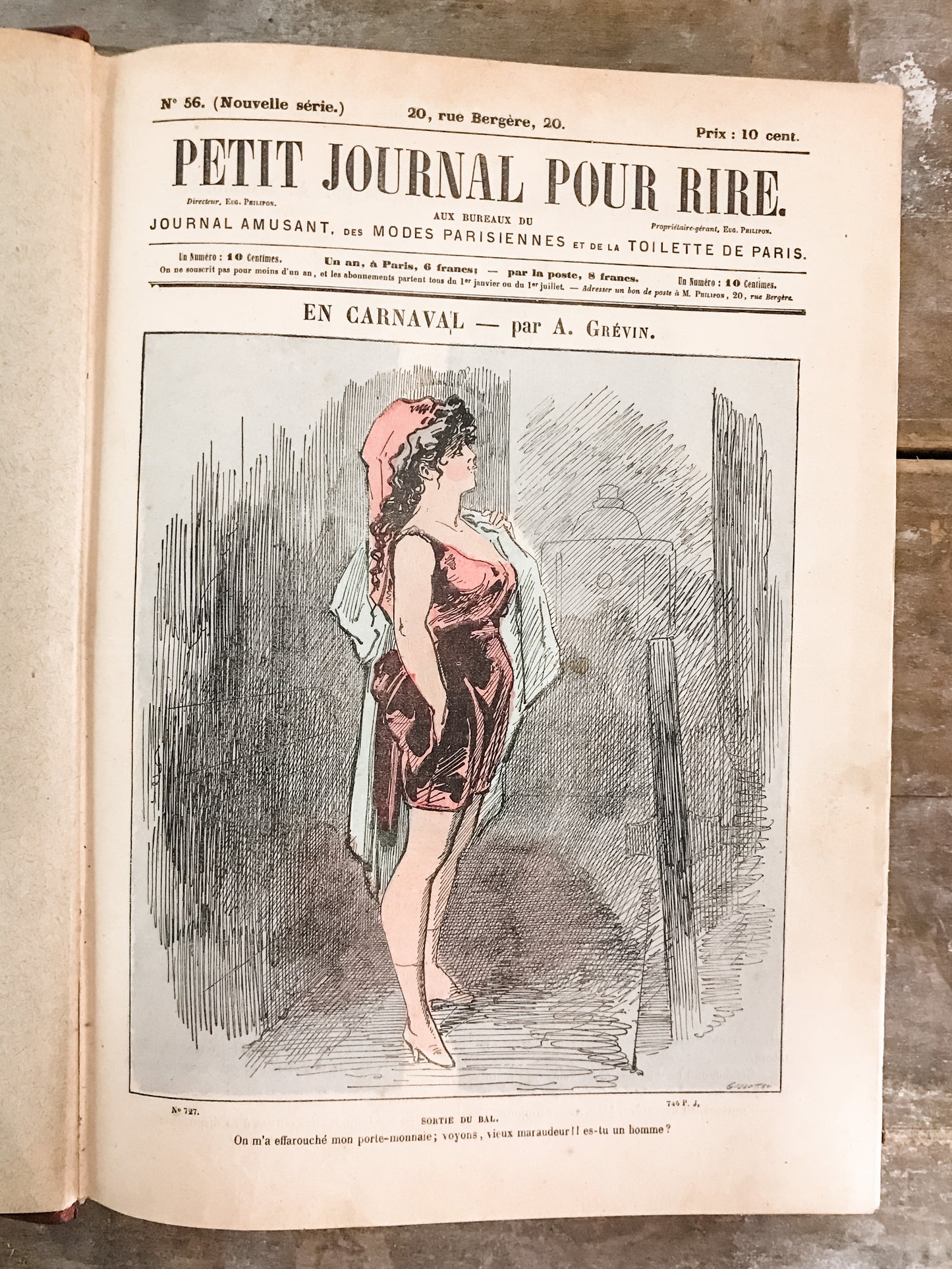 Antique French "Petit Journal" book image 9