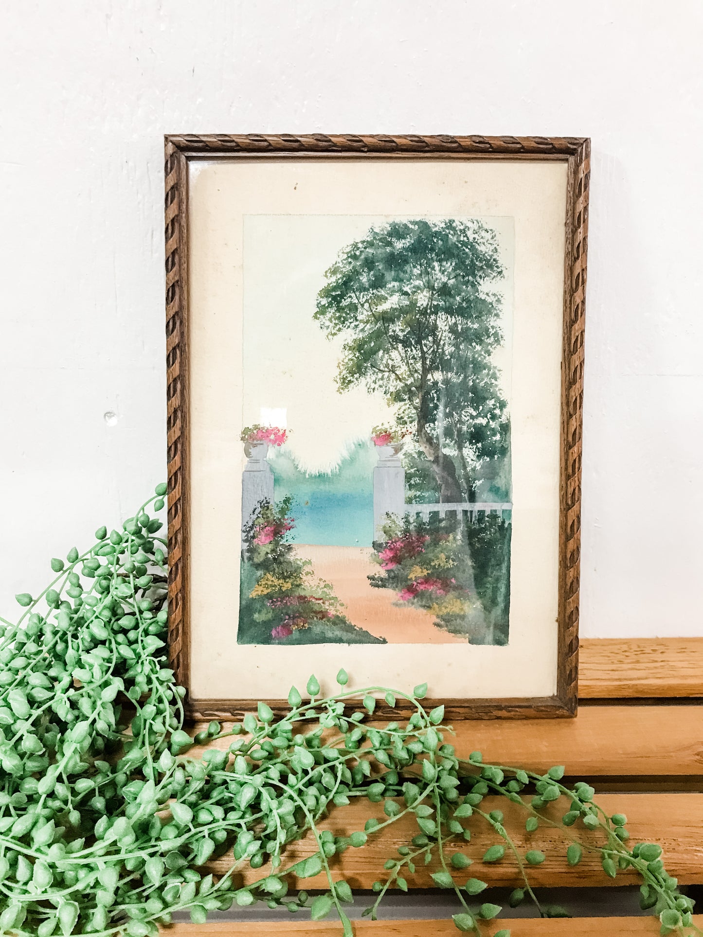 Vintage French watercolor image 0
