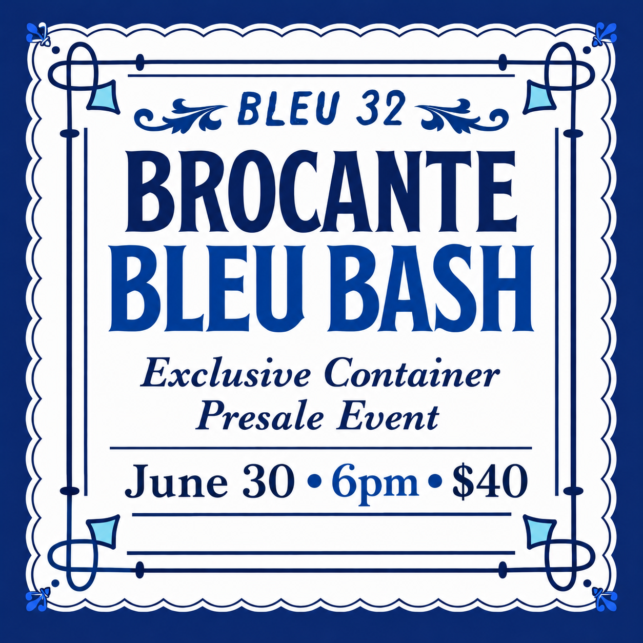 Brocante Bash Container Presale Event Ticket