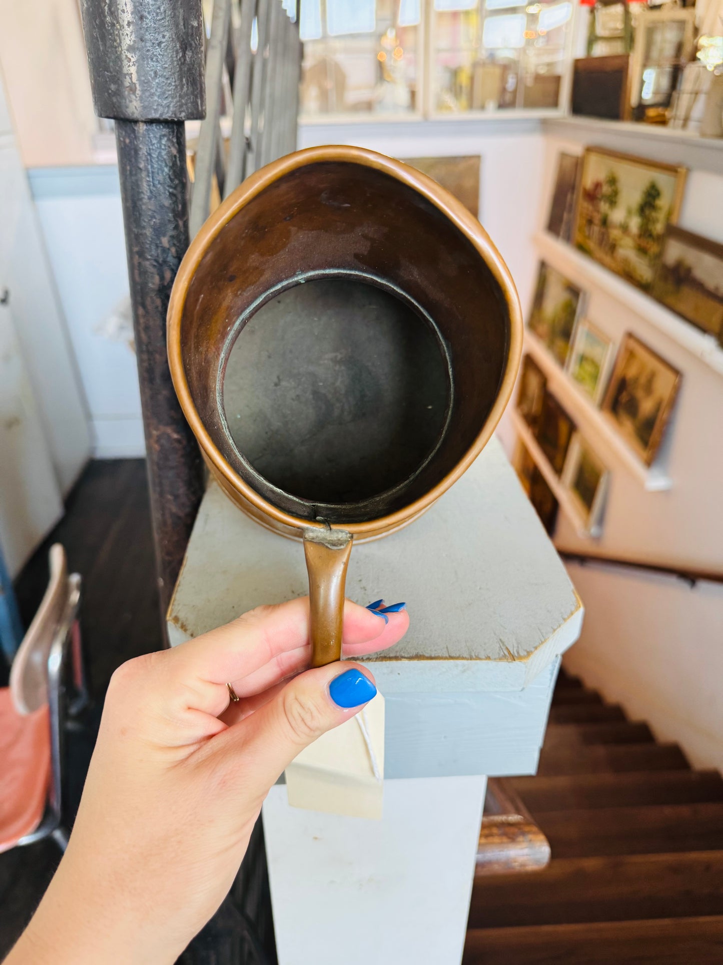 Antique French Copper Pitcher