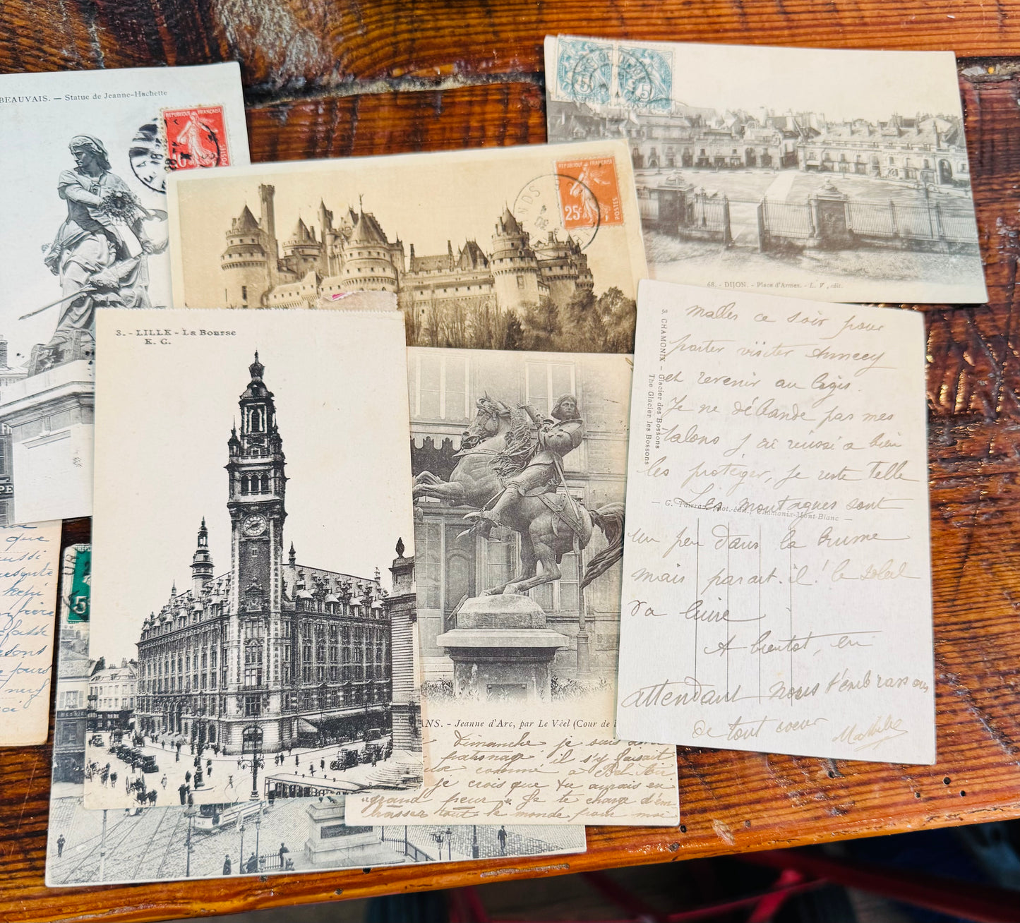 Lot of 10 Vintage French Postcards