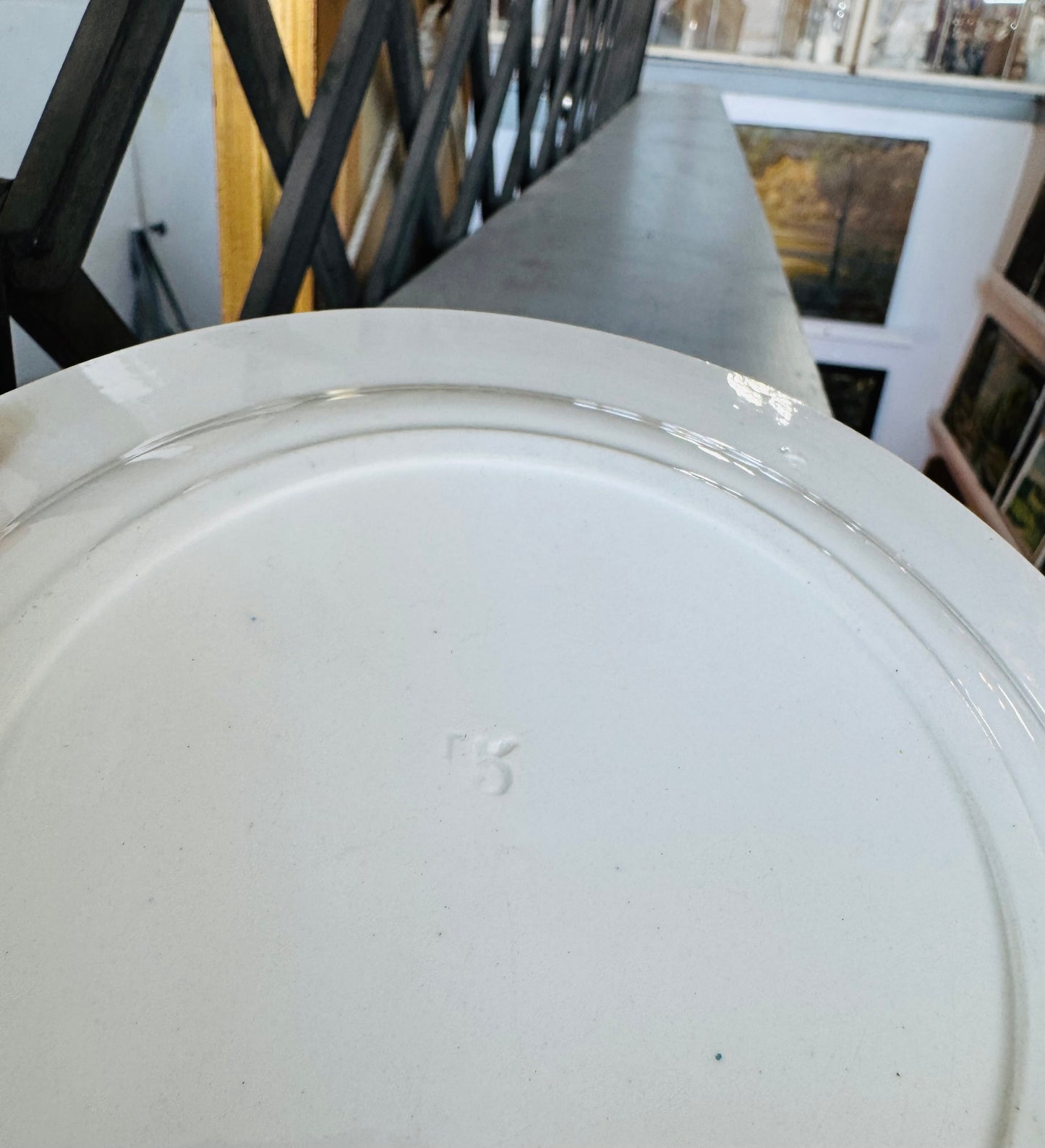 Blois commemorative Creil & Montereau–style plate