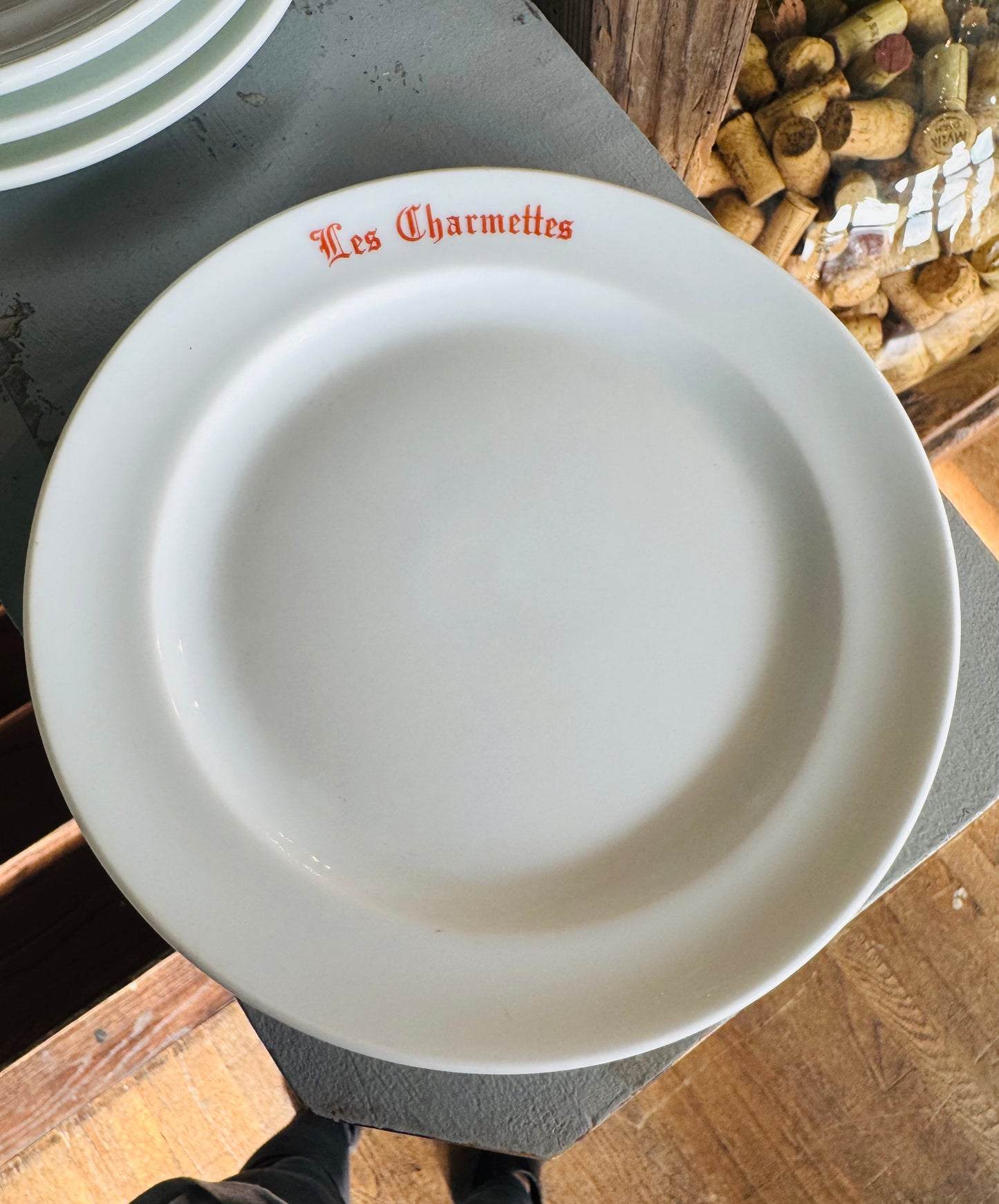 Vintage French Restaurant Plate