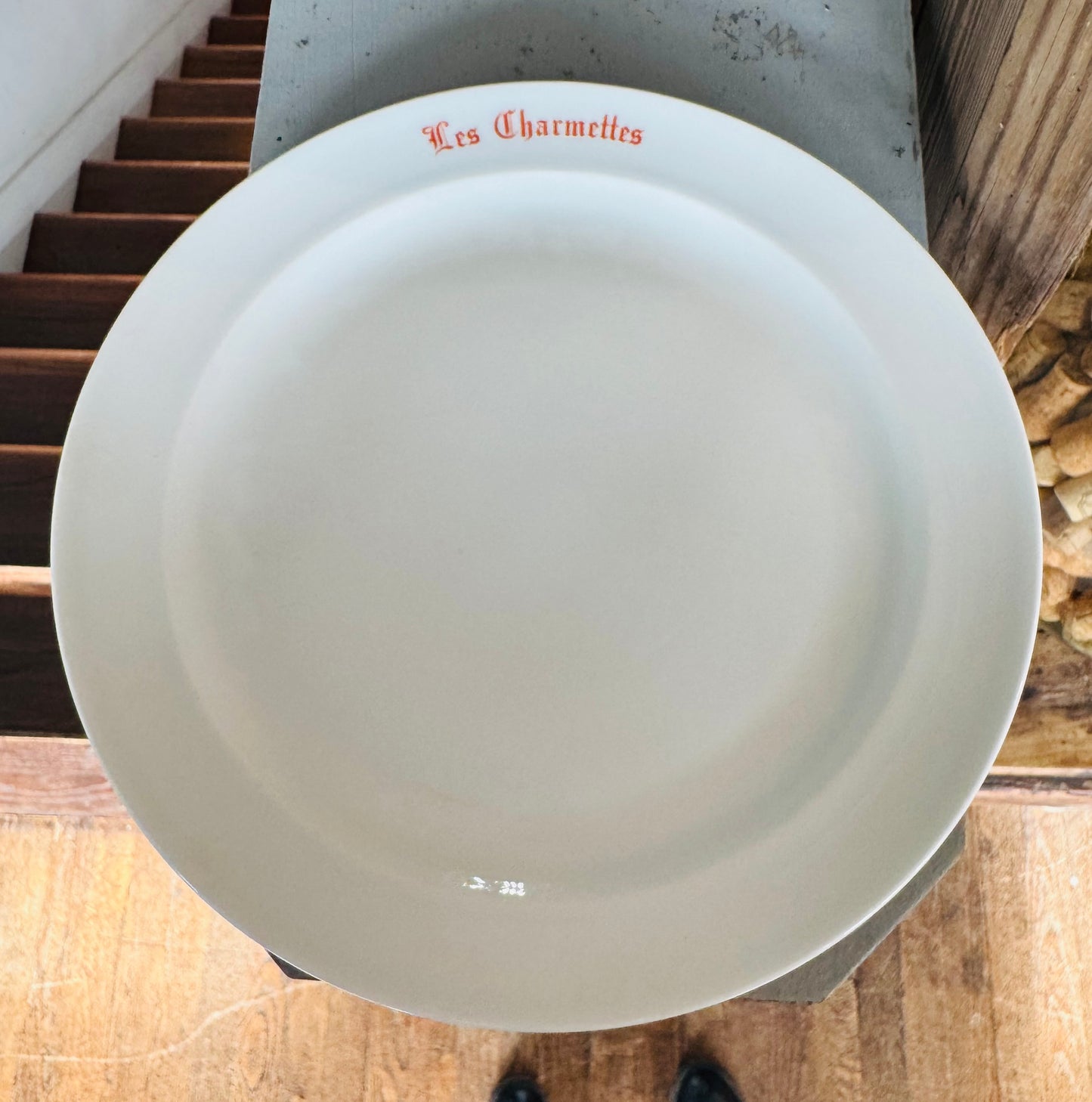 Vintage French Restaurant Plate