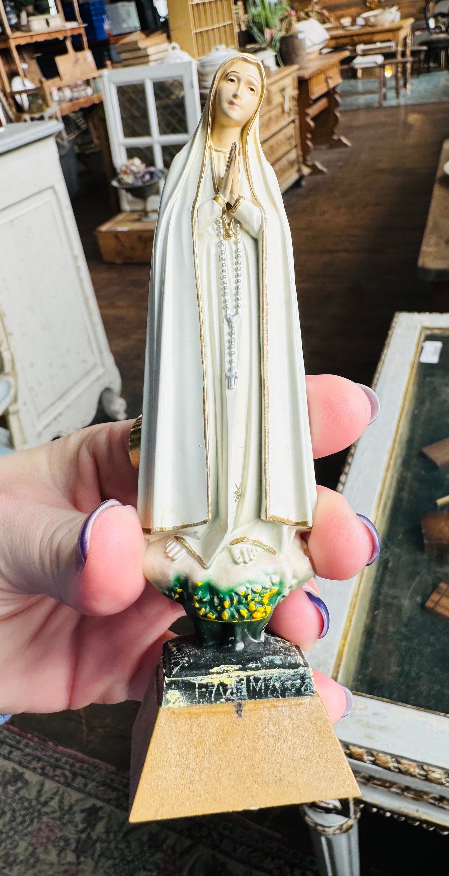 Vintage French Religious Figurine