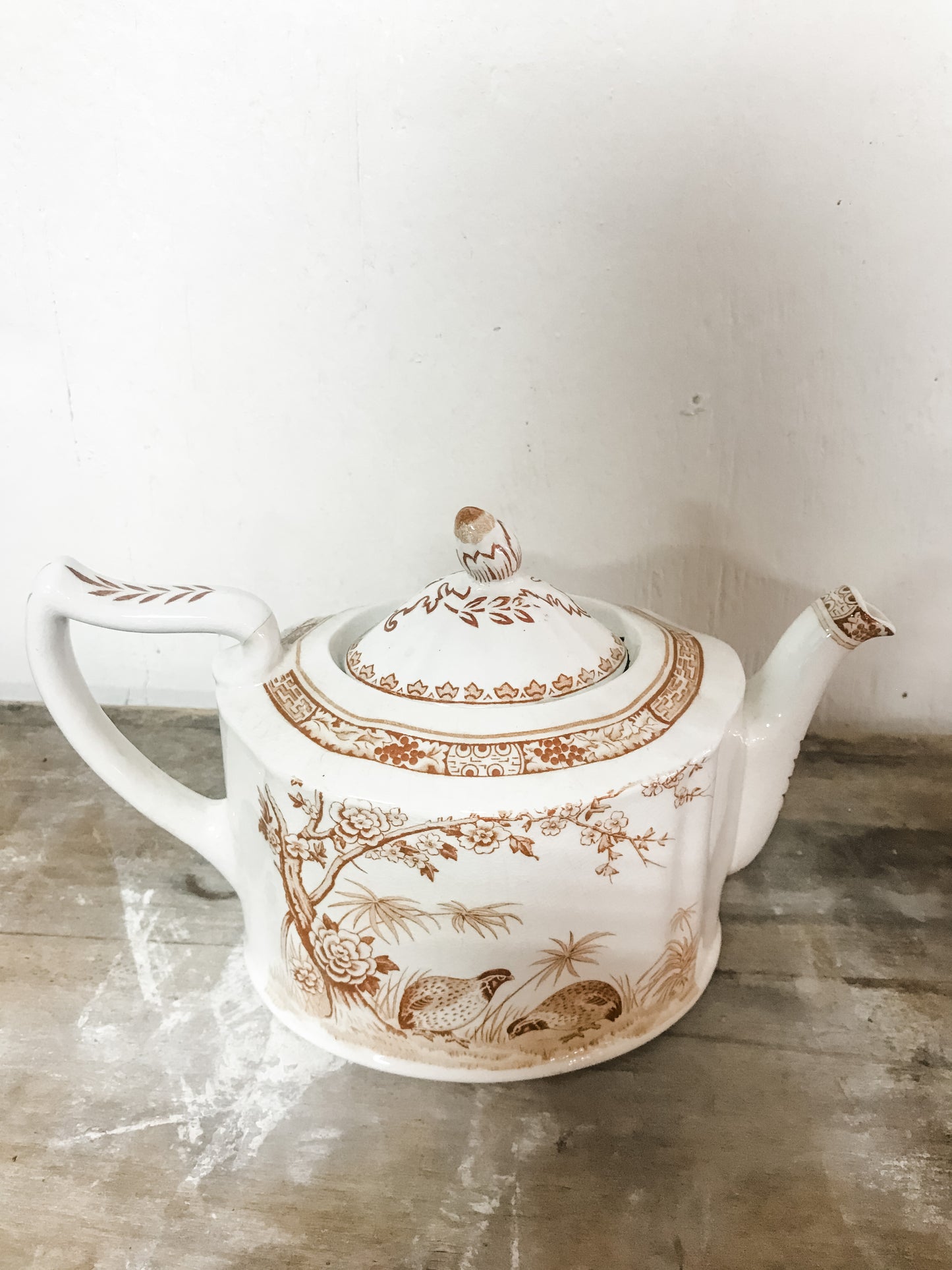 Furnival's Quail 2 Pc. Teapot (As Is) image 0