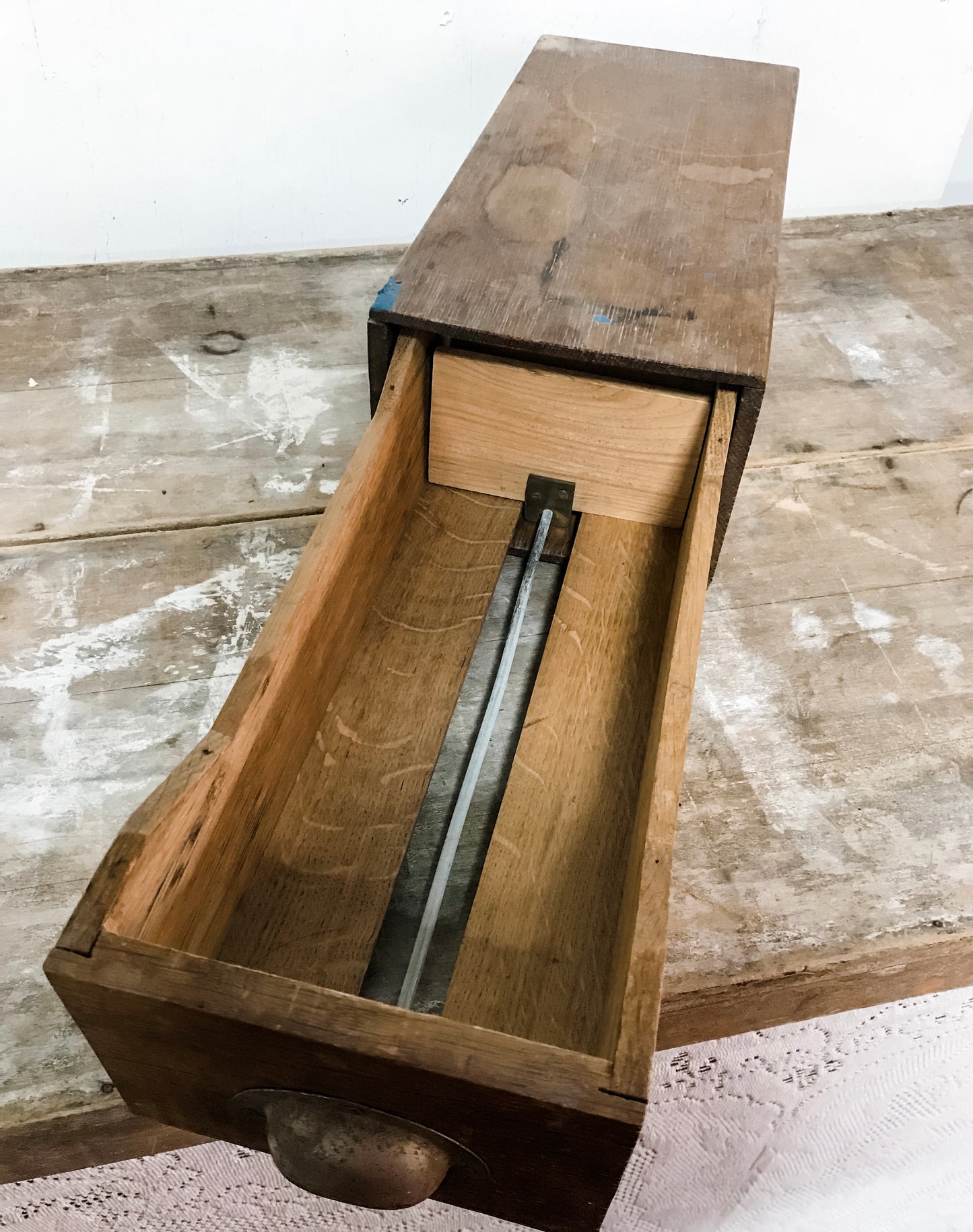 Belgian oak file box image 2