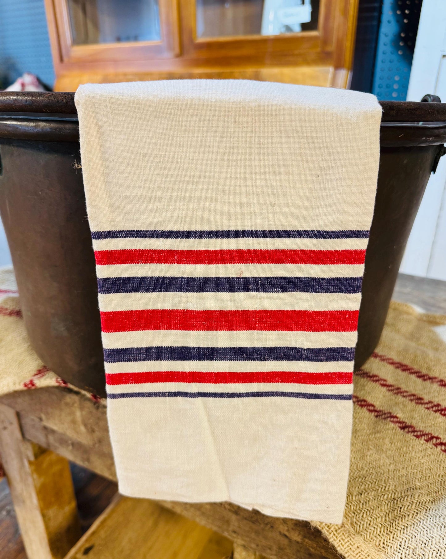 French linen tea towel