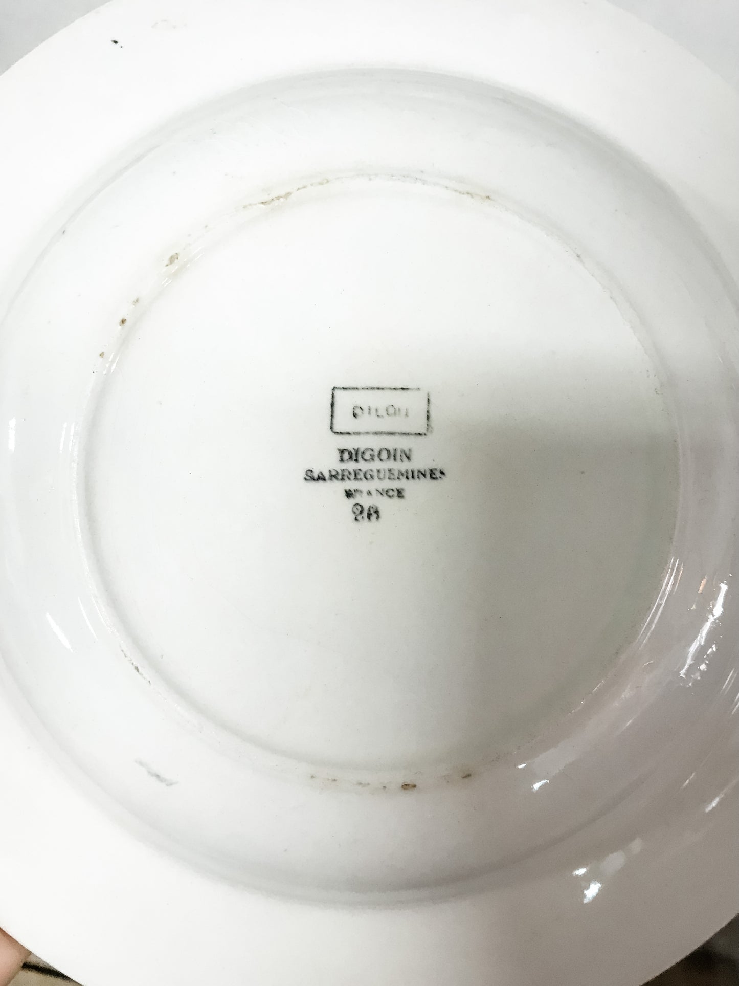 Set of 6 French china bowls image 4