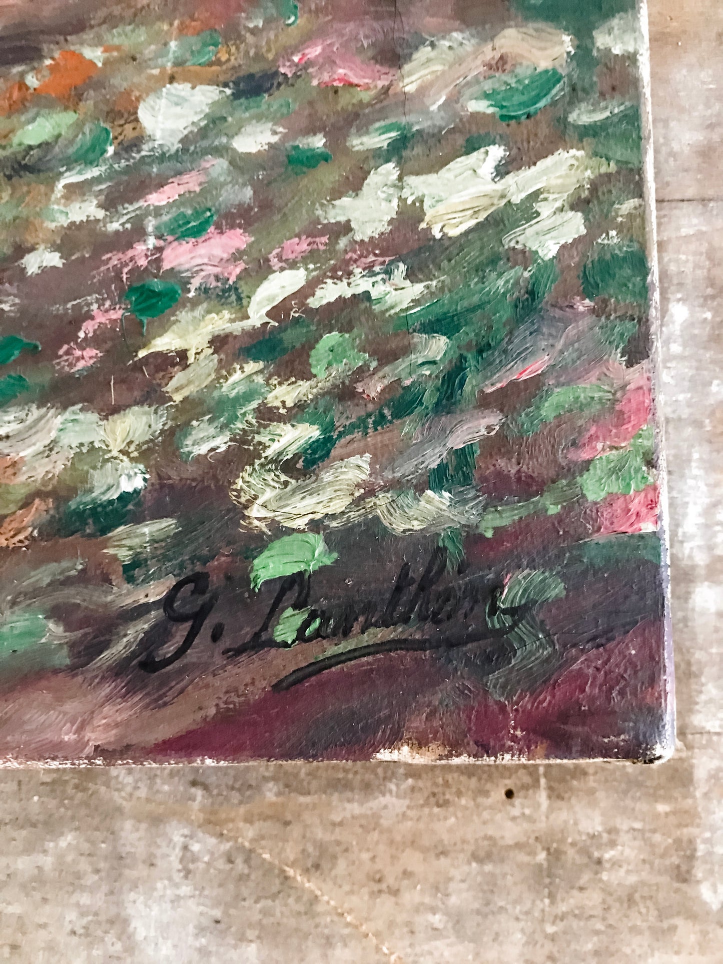 French oil on canvas image 2