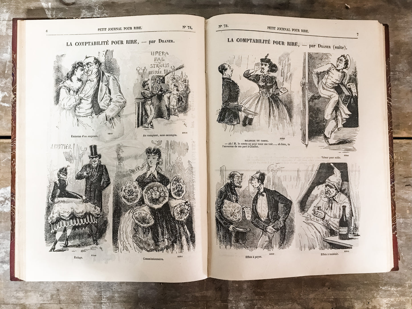 Antique French "Petit Journal" book image 1