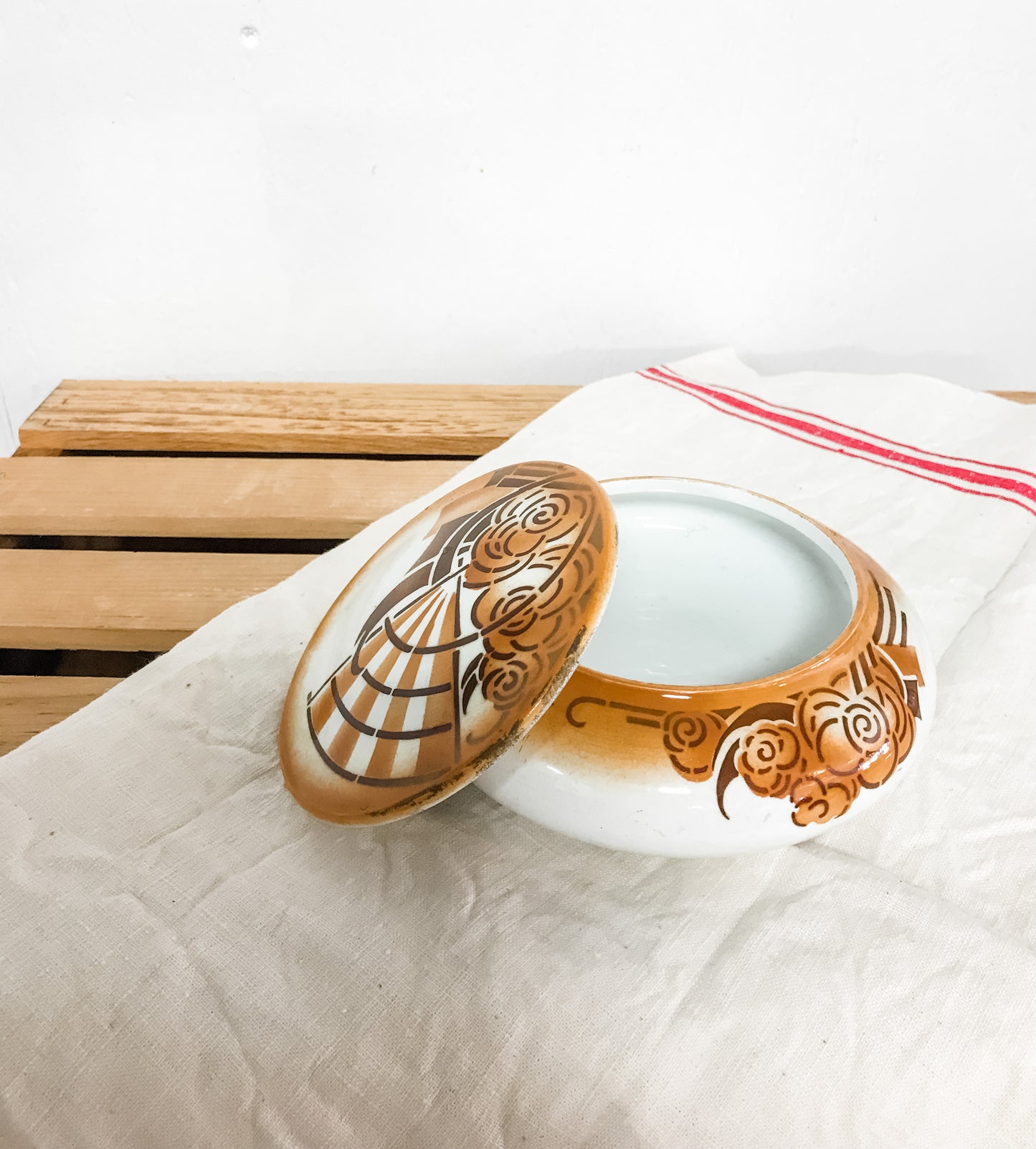 Art Deco French Ironstone Dish image 0