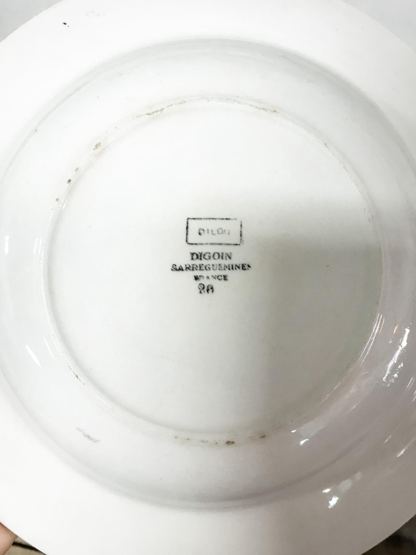 Set of 6 French china bowls
