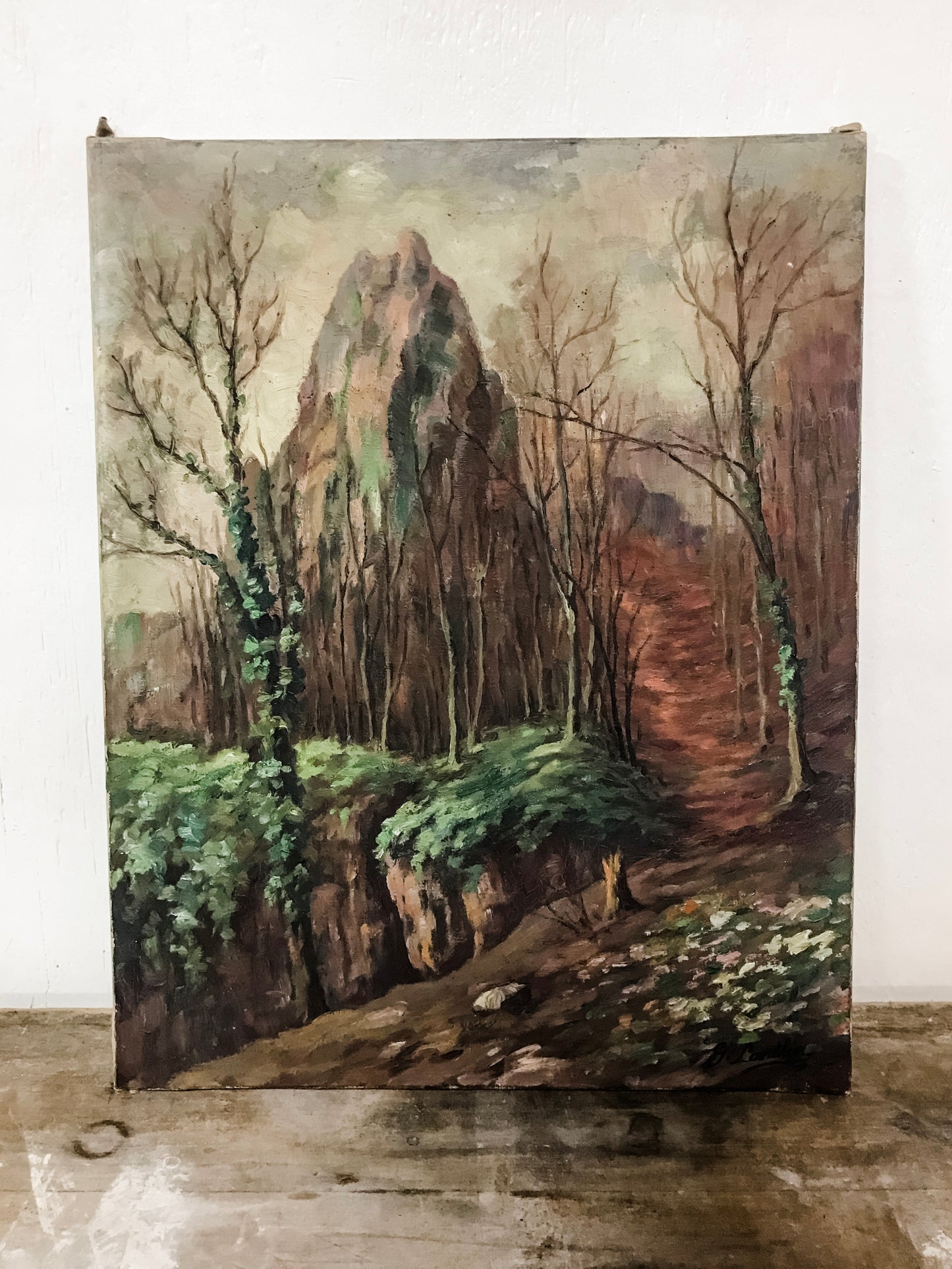French oil on canvas image 0