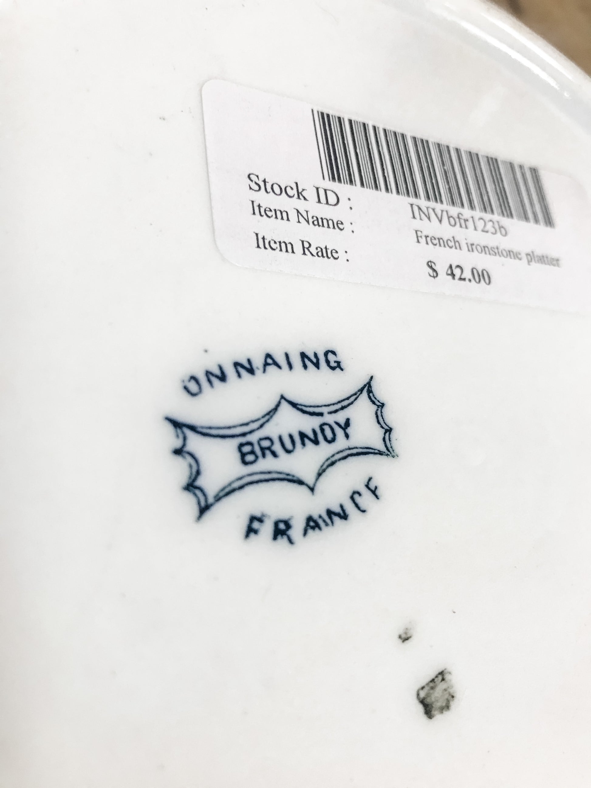 French Ironstone Platter image 4