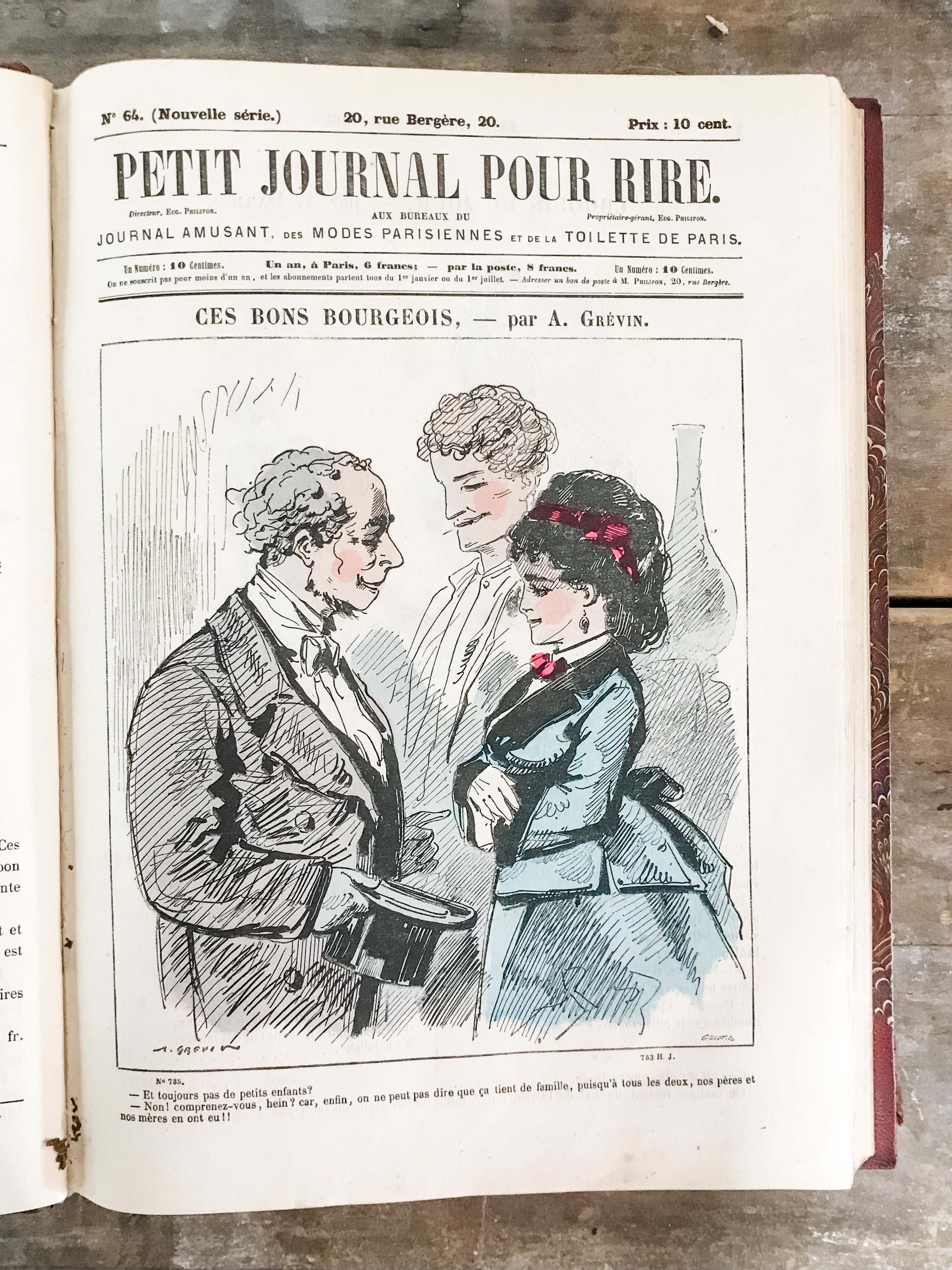 Antique French "Petit Journal" book image 3