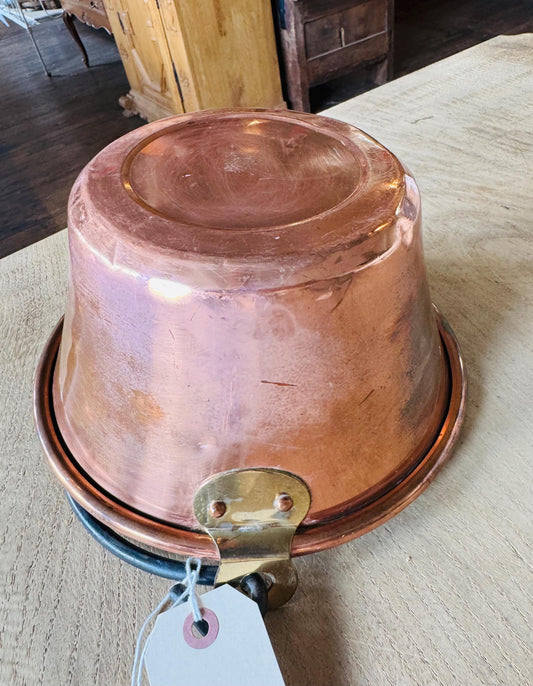 Vintage French Copper Cauldron