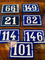 French Enamel House Number image 0