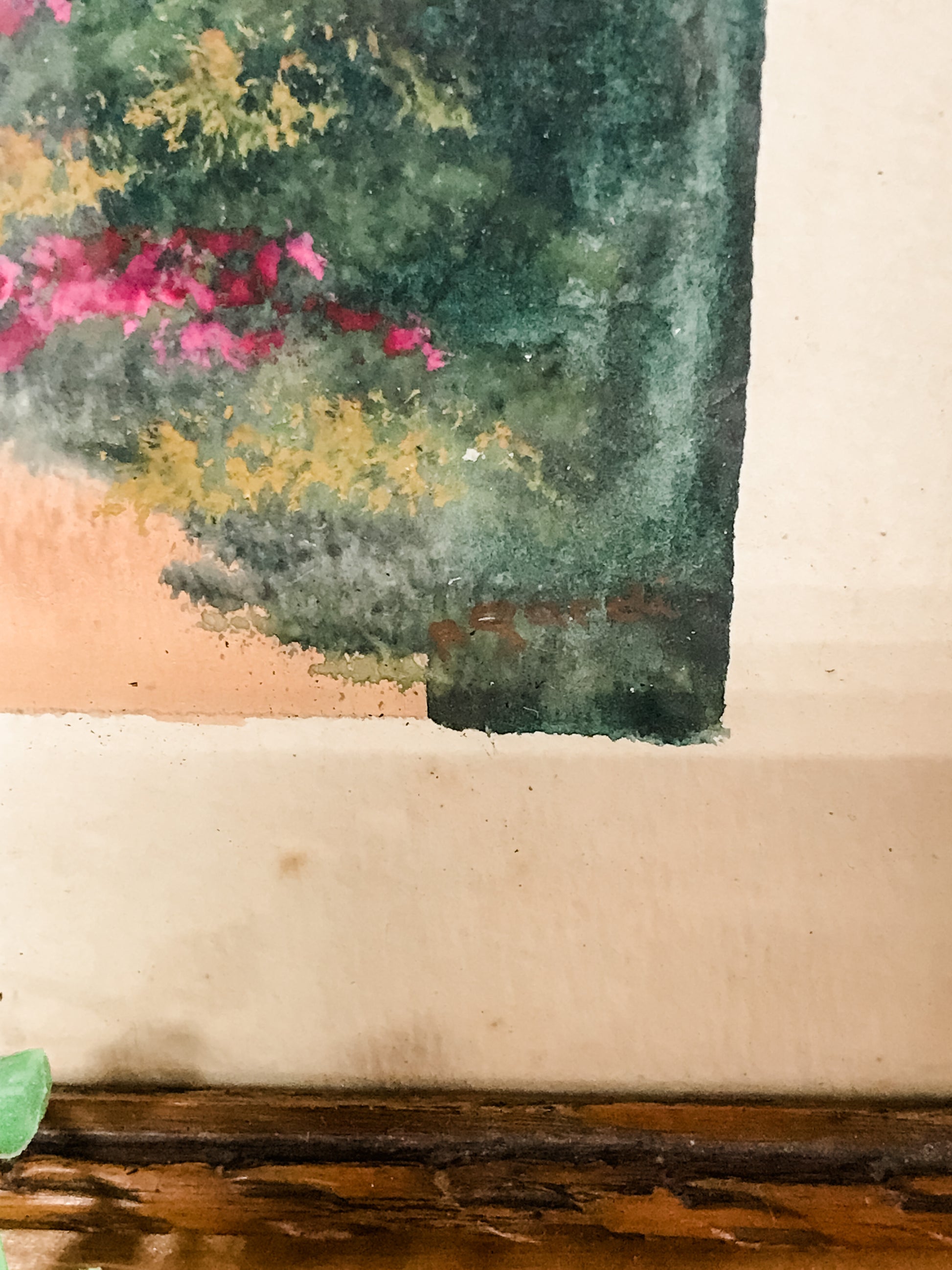 Vintage French watercolor image 3