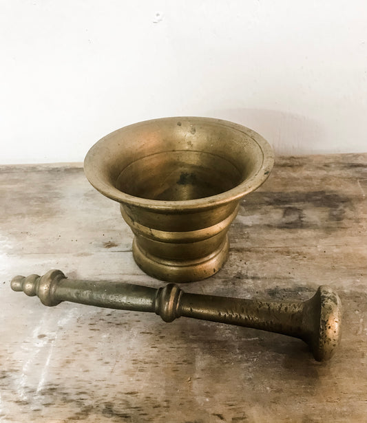18th century French mortar and pestle image 1