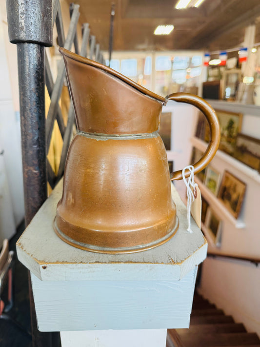 Antique French Copper Pitcher