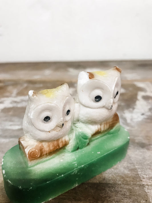French owls figurine image 1