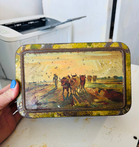 Antique French Chicory Tin (from the Louvre)