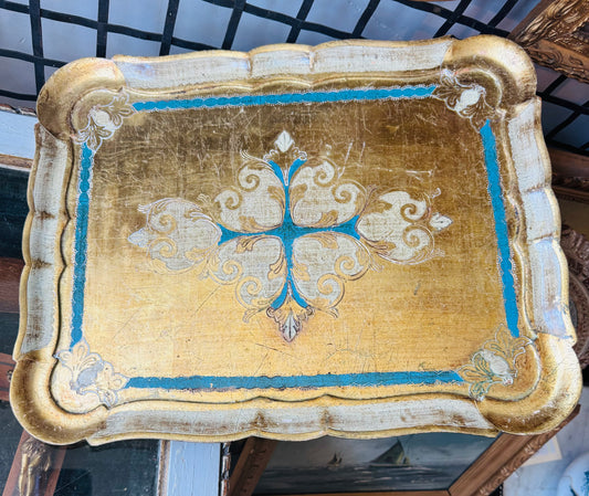 Vintage Florentine Tray from France