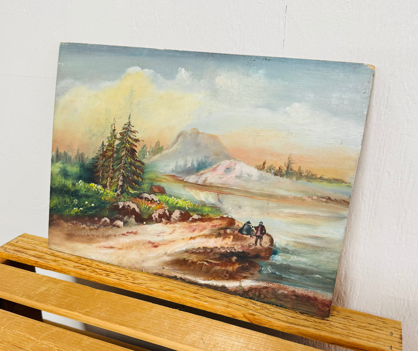 French Oil Painting on Board