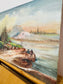 French Oil Painting on Board
