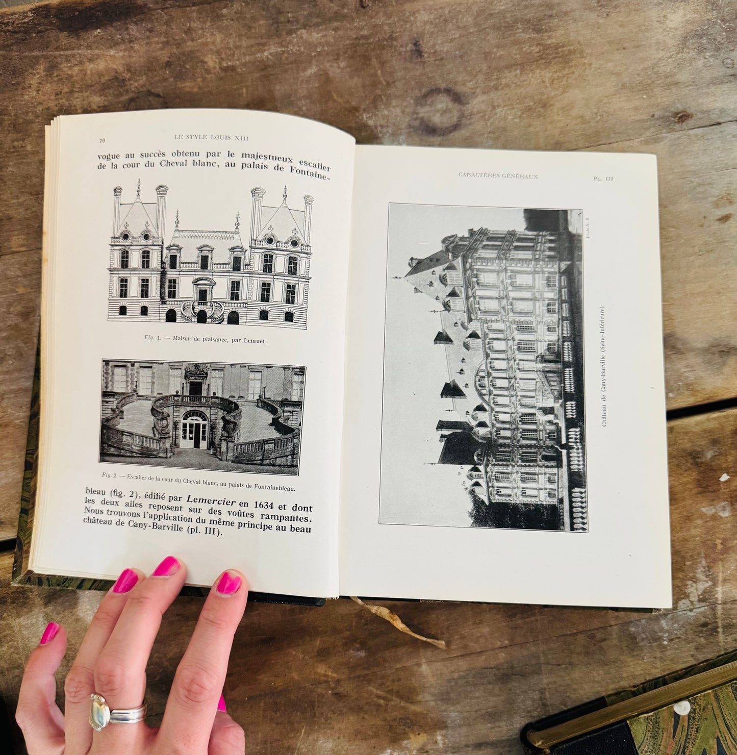 Antique French Art History Book – La Grammaire des Styles: Tome II, Le Style Louis XIII by Henry Martin