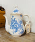 Antique Belgian Blue and White Teapot