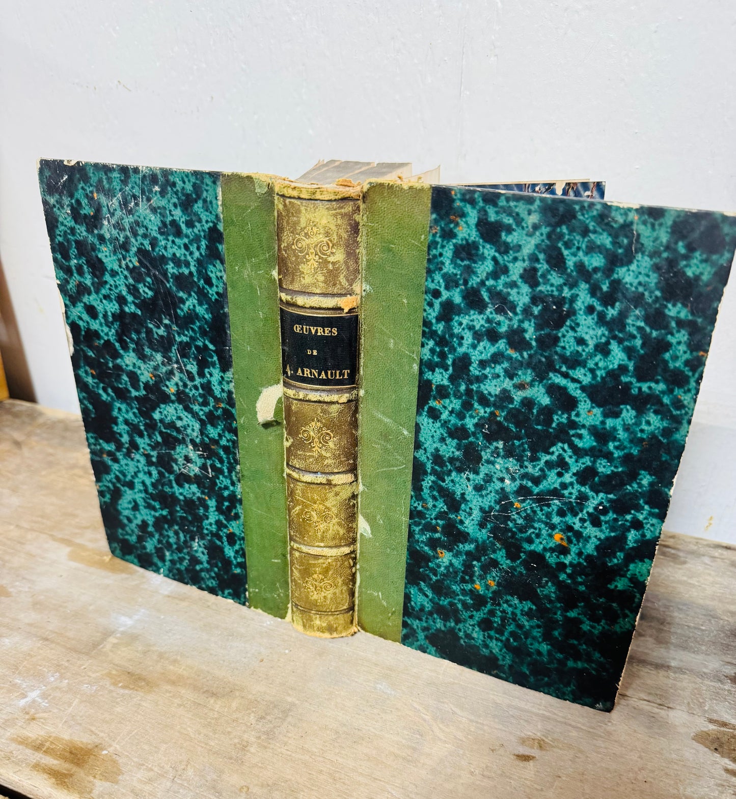 Antique 1825 French Book – "Œuvres de A.V. Arnault" | Fables & Poetry