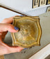 Antique French Ormolu Jewelry Casket – Louis XV Style Yellow Velvet Lined Trinket Box