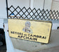 Vintage French Bêtises de Cambrai Candy Tin – Afchain Yellow Advertising Box