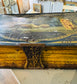 Antique “Histoire de la Musique” Book-Shaped Metal Box – French Tin Litho Jewelry or Document Box – Ornate Gold Interior