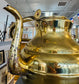 Antique Belgian Brass Kettle | Large Vintage Copper Boiler Teapot | Made in France