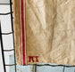 Antique French Linen Grain Sack – Red Stripe & Monogram “MT” – Farmhouse Rustic Décor