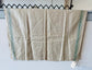 Antique French Linen Grain Sack – Blue & Yellow Stripes with “G.B.” Monogram – Farmhouse Rustic Fabric
